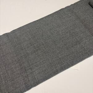 Gray Wool Poly Blend Flecked Fabric 4 Yds 60" Wide Suiting Weight